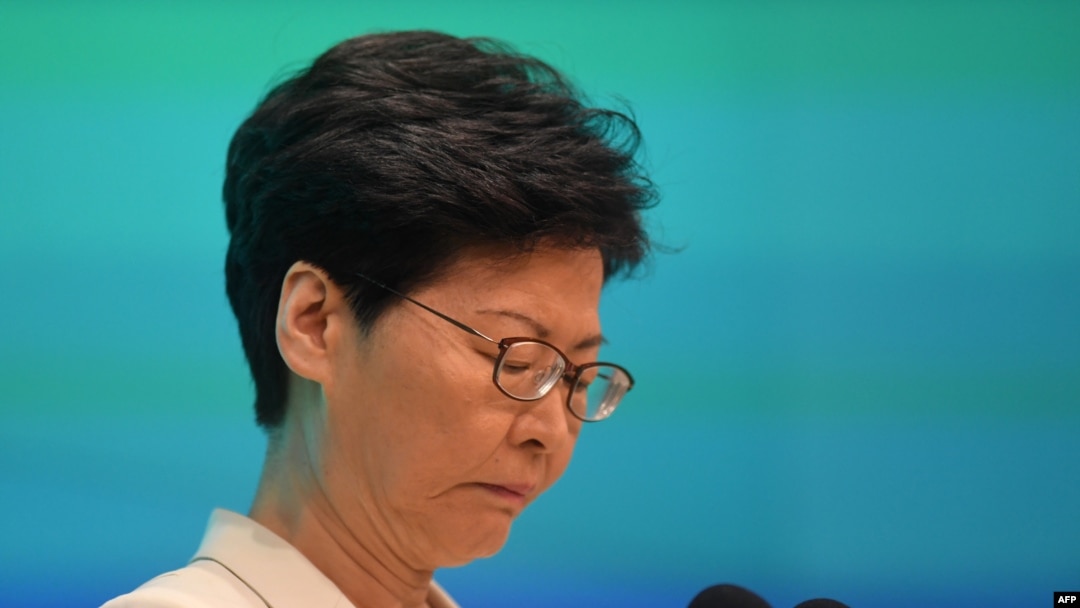 香港行政長官林鄭月娥（法新社）