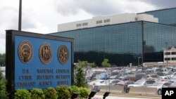 FILE - The National Security Administration campus in Fort Meade, Md., where the U.S. Cyber Command and National Security Agency are located.