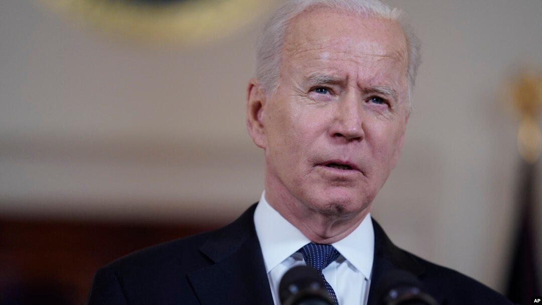 Rais Joe Biden akizungumzia sitisho la mapigano kati ya Israel na Hamas, huko White House, Alhamisi Mei 20, 2021, in Washington. (AP Photo/Evan Vucci)
