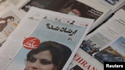 تصاویری از روزنامه‌های ایران در پیامد قتل مهسا امینی در بازداشتگاه گشت ارشاد 