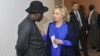 Shugaba Goodluck JOnathan na Najeriya yana kut da kut da sakatriyar harkokin wajen Amurka, Hillary Clinton