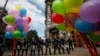 Detalj sa Prajda u Beogradu, 28. septembar 2014. (REUTERS/Djordje Kojadinovic)