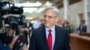 Judge Merrick Garland, President Barack Obama's choice to replace the late Justice Antonin Scalia on the Supreme Court arrives for a meeting with Sen. Angus King, I-Maine, on Capitol Hill in Washington, April 13, 2016. 