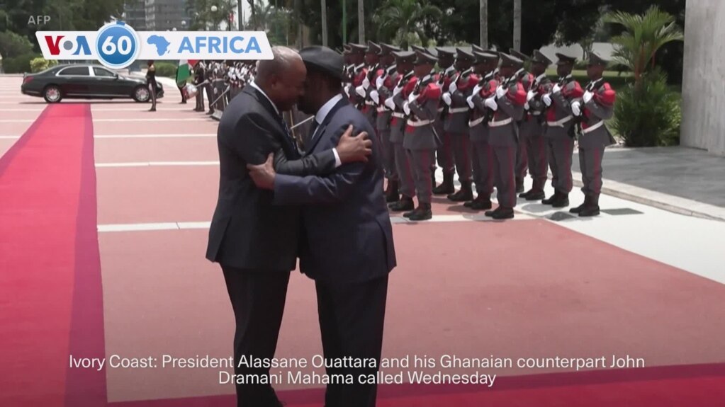 VOA60 Africa - Ivory Coast, Ghana call on Mali, Burkina Faso and Niger to rejoin ECOWAS