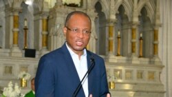 Ulisses Correia e Silva, primeiro-ministro de Cabo Verde na Igreja de St. Patrick’s, em Brockton, Estados Unidos