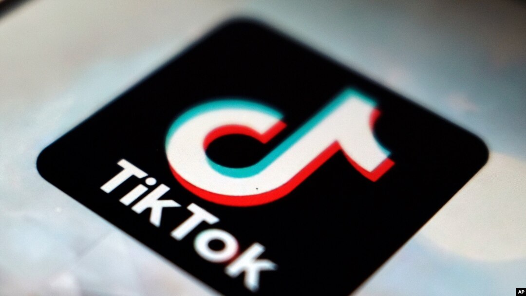 智能手機屏幕上顯示的TikTok標識（美聯社）。