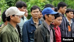 Một nhóm người Thượng ở tỉnh Ratanakiri, Cambodia.