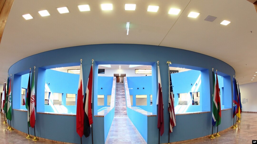 FILE - General interior view of the university of Texas A&M is seen located at Education City in Doha, Qatar, Oct. 18, 2011. 