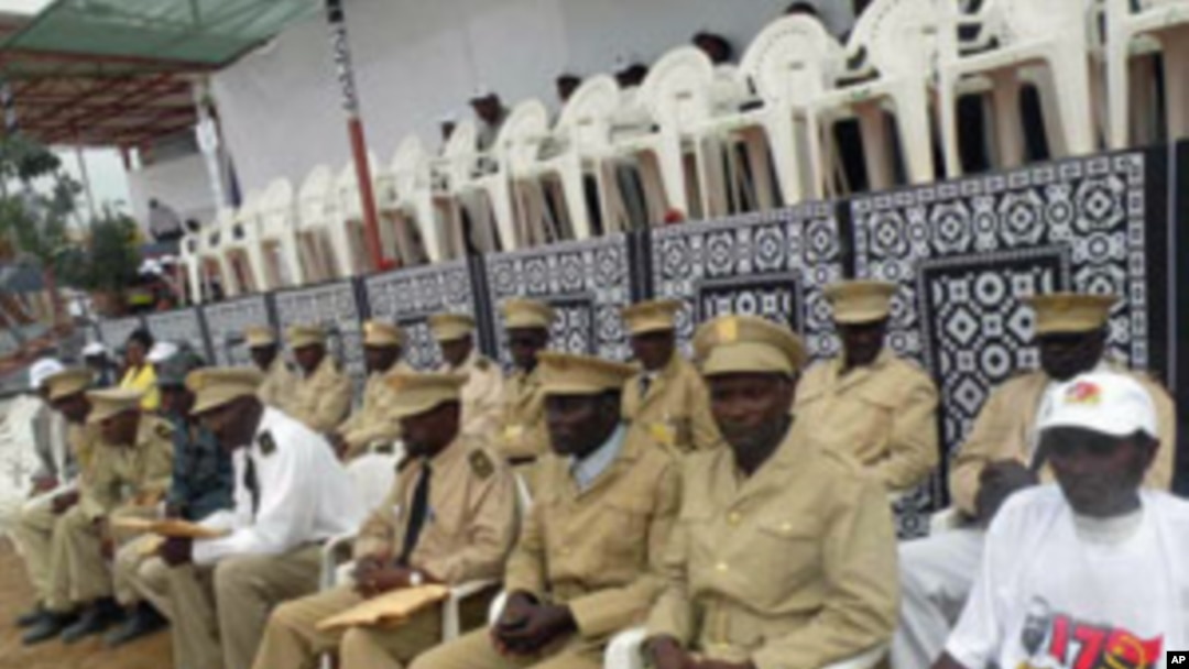 Sobas do Namibe durante o encontro com os governadores da Huila Namibe Cunene e Benguela