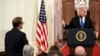 President Donald Trump takes questions as he speaks during a news conference in the East Room of the White House, Nov. 7, 2018, in Washington. 