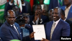 William Ruto baada ya kutangazwa mshindi wa uchaguzi wa Agosti 9 na IEBC