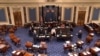 FILE - The U.S. Senate floor at the Capitol building in Washington, D.C.