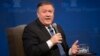 Secretary of State Mike Pompeo speaks at the Heritage Foundation, a conservative public policy think tank, in Washington, Monday, May 21, 2018.