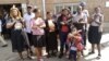 Members of Mthwakazi Republic Party outsine Bulawayo Magistrates Courts 