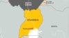 A key road connecting Uganda and South Sudan is cut off by flooding after days of rain. 