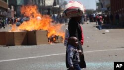 Protestos no Zimbabué