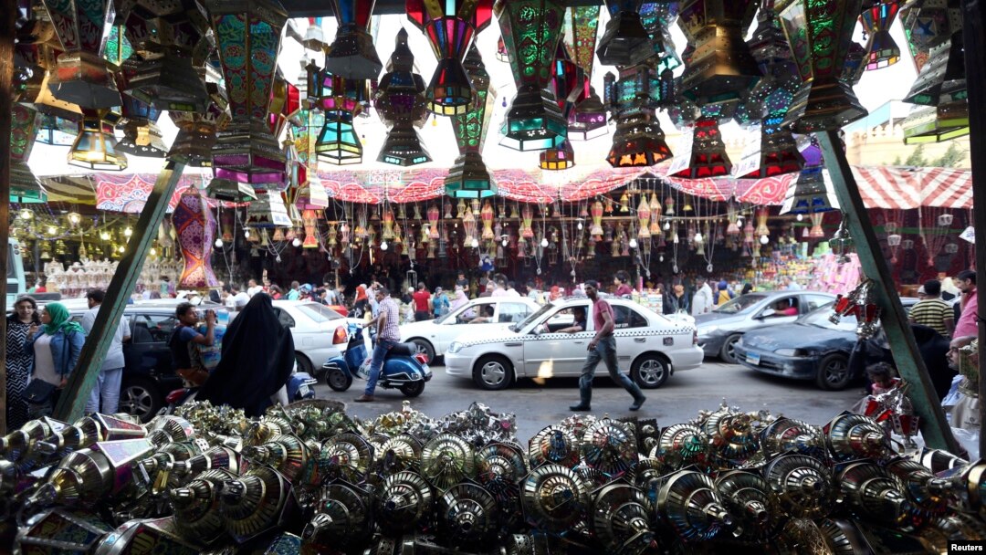 A shop full of traditional Ramadan lanterns called "fanous" is pictured ahead of the holy fasting month of Ramadan in Cairo June 27, 2014