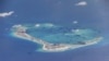 美國P-8A海神偵察機2015年5月21日拍攝到中國在有主權爭議的南中國海美濟礁吹沙造島 