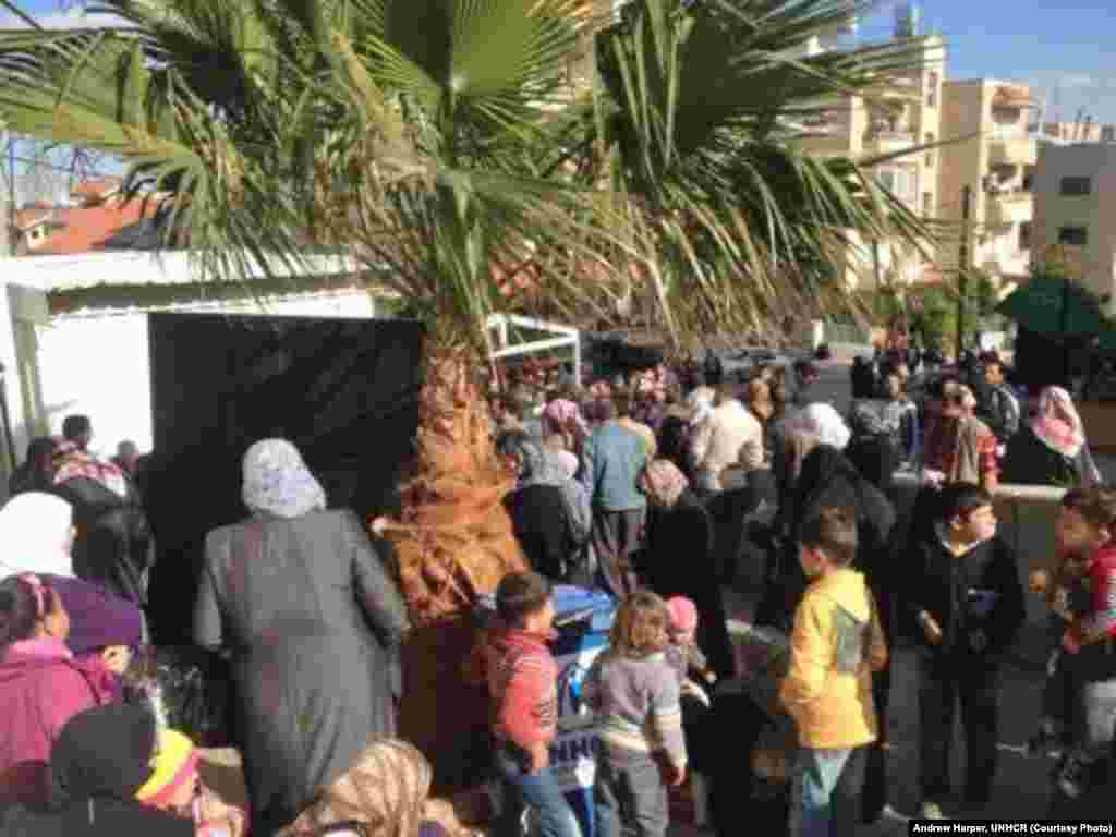 Of the estimated 450,000 Syrian refugees in Jordan, more than 360,000 are registered or waiting registration with UNHCR, Amman.