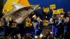Italy's Deputy Prime Minister Luigi di Maio waves at the final European election rally of the 5-Star Movement, in Rome, May 24, 2019.