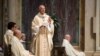 Cardinal Donald Wuerl, Archbishop of Washington, speaks before Mass at St. Mathews Cathedral, Aug. 15, 2018, in Washington. A Pennsylvania state grand jury report that was released Tuesday accused senior church officials, including Wuerl, of systematically covering up complaints. 