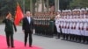 FILE - U.S. Defense Secretary Jim Mattis, right, and his Vietnamese counterpart, Ngo Xuan Lich, review an honor guard before heading for talks in Hanoi, Vietnam, Jan. 25, 2018.