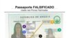 Passaporte revelado pela empresária angolana