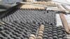 A batch of biomass briquettes on display in Tanzania (courtesy: Legacy Foundation)
