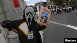 Manifestação a favor da resignação de Zuma