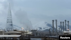 Tehrondan 190 km. janubi-g'arbda joylashgan Arak plutoniy zavodi, 15-yanvar, 2014-yil.
