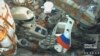 KAZAKHSTAN -- Russian anthropomorphous robot Fyodor (Skybot F-850) is seen inside the Soyuz MS-14 spacecraft as it lifts off from the launch pad at the Russian leased Baikonur cosmodrome, August 22, 2019
