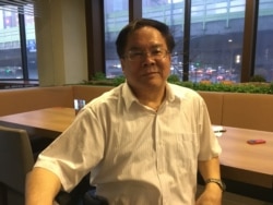 台灣國際戰略學會理事長王崑義（美國之音陳筠攝）