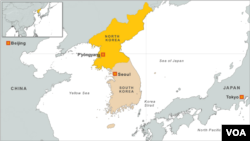 Mapa Korejskog poluostrva