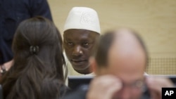 Rose says she hopes the conviction of Congolese warlord Thomas Lubanga (C) will show there's no impunity for those who recruit child soldiers or attack school children (photo: Associated Press)