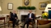 President Barack Obama meets with Chile's President Sebastián Piñera, in the Oval Office of the White House in Washington, June 4, 2013.
