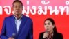 นายกรัฐมนตรีเศรษฐา ทวีสินและแพทองธาร ชินวัตร หัวหน้าพรรคเพื่อไทย
