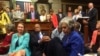 A photo shot and tweeted from the floor of the U.S. House of Representatives shows Democratic members of the House staging a sit-in on the House floor "to demand action on common sense gun legislation" on Capitol Hill, in Washington, June 22, 2016. 
