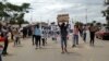 Activistas sociais marcham em Malanje, 9 Janeiro 2021