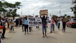 Activistas sociais marcham em Malanje, 9 Janeiro 2021