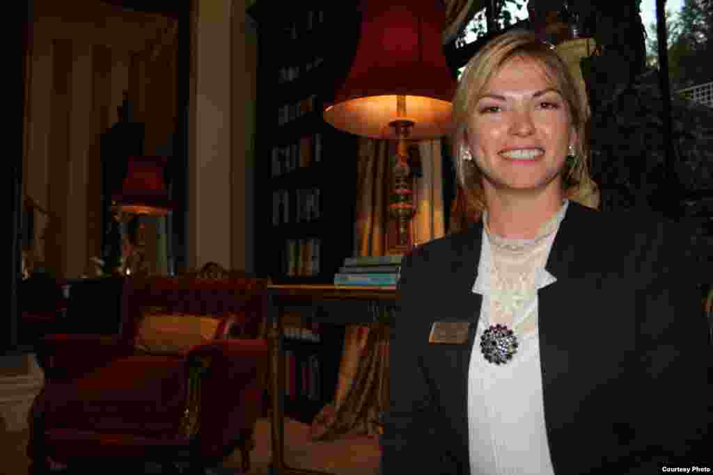 The school’s elegant Courtney Carey, says it’s about your soft skills – “to be genuinely attentive to people and to make them feel important ...” (Photo by Darren Taylor)