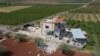 A house north of the town of Aleppo, Syria whereto Islamic State leader, code-named Abu Hussein al-Qurayshi, had been killed by the Turkish intelligence agency, MIT, is seen Monday May 1, 2023.