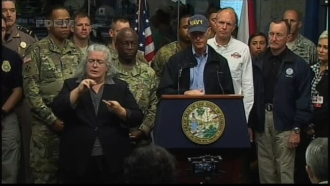 Florida Gov Rick Scott on Hurricane Matthew Concerns