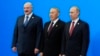 Qozog'iston prezidenti Nursulton Nazarboyev (chapda) va Rossiya prezidenti Vladimir Putin
