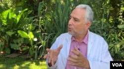 El epidemiólogo Leonel Argüello. Foto Houston Castillo, VOA