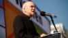 FILE - Archbishop Carlo Maria Vigano speaks to thousands during the "Walk for Life" rally and march in San Francisco, Jan. 24, 2015. 