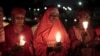 Bring Back Our Girls campaigners gather at a candlelight ceremony in Abuja marking the 500th day since the abduction of girls in Chibok, Nigeria, Aug. 27, 2015. 