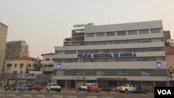 Edificio da Policia Nacional de Angola, na Baixa de Luanda, Angola
