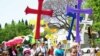 : Many opponents of homosexuality say being gay is anti-Christian … But many gays, including these protesting in South Africa, say they’re Christians as well