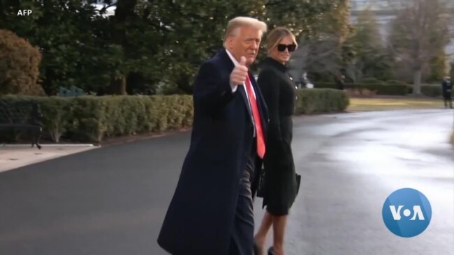 Trump Departs Washington Early, Cites His Accomplishments