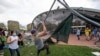 Pro-Palestinian protesters break through barricades to retake MIT encampment